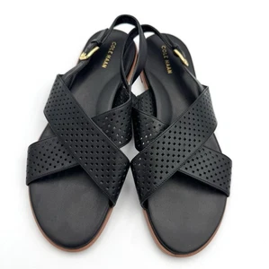 Schwarze Cole Haan Fernanda Grand Damen-Sandalen ─ Größe 10 B - Bild 1 von 11