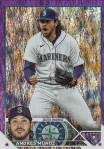 2023 Topps Update ANDRES MUNOZ Purple Foil #US21 #/799 Mariners - Picture 1 of 1