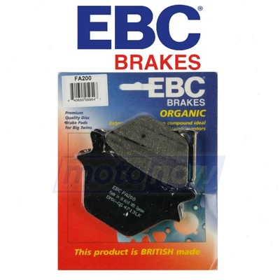 EBC Rear Organic Brake Pads for 1996-1999 Harley Davidson XL1200S Sportster et Foto 1 de 4