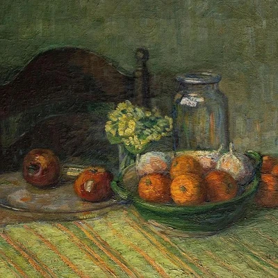 Helene Rath Stillleben Obst Düsseldorfer Künstlerin sign Öl auf Leinwand 1926? - Bild 1 von 3