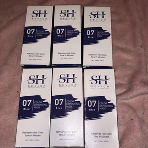 Lot of 6 - Sevich Color Depositing Hair Mask 07 Blue 3.5 oz Exp 4/01/26 - Picture 1 of 11