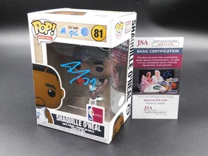 Shaquille O'Neal Shaq Signed Autographed Funko Pop 81 Orlando Magic HOF JSA COA - Picture 1 of 8