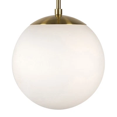 Forte Lighting 2747-01 Selene 10"W Mini Pendant - Gold - Image 1 of 4