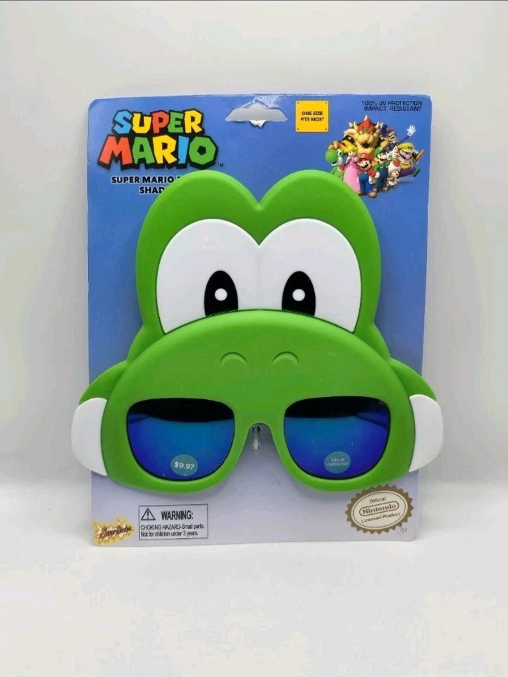 Nintendo Super Mario Bros Sunglasses Sun-Staches Character Yoshi UV400 SG2829
