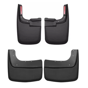 Husky Liners Front & Rear Black Mud Guards for Ford F-350 Super Duty Dually - Picture 1 of 8