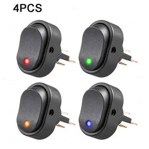 Interruptor Interruptor LED confiable 4 piezas LED rojo interruptor de palanca b - Imagen 1 de 12