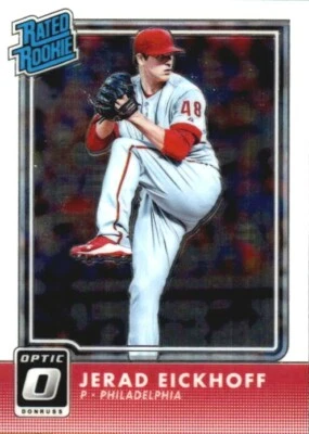 2016 OPTIC RATED ROOKIE RC #63 JERAD EICKHOFF PHILLIES   - Image 1 of 2