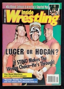 INSIDE WRESTLING Magazine JUNE 1996 Sting Hulk Hogan Lex Luger WCW WWF WWE TNA - Picture 1 of 5
