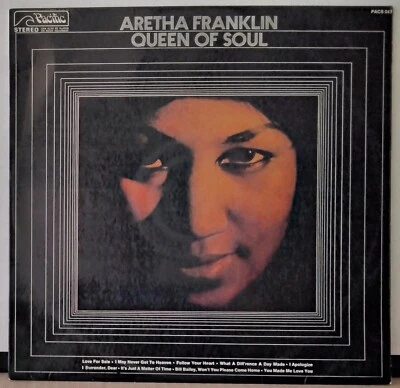 ARETHA FRANKLIN - QUEEN OF SOUL 1968 PACIFIC PACS 043 AUS 1ST EDITION LP - Image 1 of 3