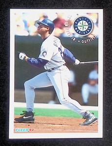 1994 Fleer Sunoco #13 Ken Griffey Jr. Seattle Mariners Baseball Card
