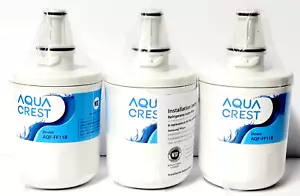 3 Aqua Crest Water Filter AQF-FF11B Refrigerator Samsung White NEW - Picture 1 of 3