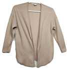 CAUTION TO THE WIND Women’s Size S Brown Open Front Cape Sweater Cardigan