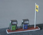 NINIVE 153H Benzinaio di città kit resina per plastico diorama ferroviario H0 