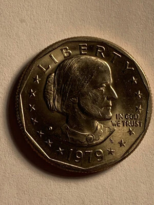 1979-D Susan B. Anthony Dollar - Die Crack on "R" in Dollar and Filled in "D" - Image 1 of 4