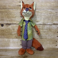 Disney Zootopia Fox Nick Wilde 11" Stuffed Animal Plush Toy