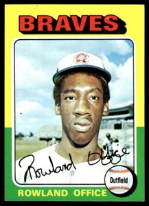 1975 Topps Rowland Office RC Atlanta Braves #262