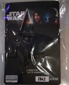 STAR WARS: Obi-wan: Darth Vader beweglicher Arm harter Emaillestift (Amazon exklusiv) - Bild 1 von 2