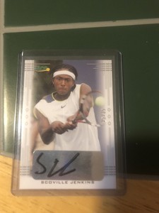 SCOVILLE JENKINS Ace Authentic Autograph Auto Serial Numbered #25/35 ~on Card~