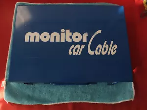 Monitor Car Cable Anschluß Set Car HiFi 24KT. Duplex vergoldet Messing Hi End - Picture 1 of 9
