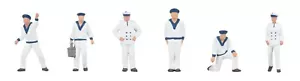 HO Scale people - 151749 - Sailors - Picture 1 of 1