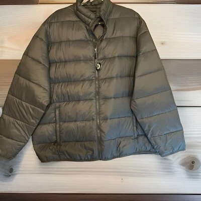 Chaqueta acolchada SwissGear para hombre 2XL gris básica aislada cremallera tecnología suiza empaquetable Foto 1 de 4