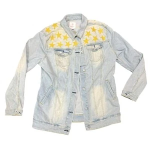 Lularoe Jaxson Star denim Jean Jacket NWT Size XL - Picture 1 of 9