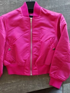 Rag & Bone Pink Wesley Bomber Jacket Women's, Size: XS, Good Fit for Its Size - Picture 1 of 12