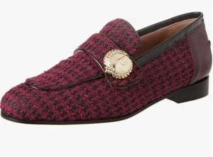 Pollini flat shoes women's dress textile & leather RRP £349 made in Italy - Picture 1 of 16