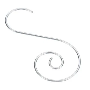 Christmas Ornaments Hooks 120 Pack S Shape Hooks Metal Hanging Silver Tone - Picture 1 of 5