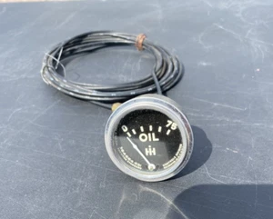 VTG Rare Original International Harvester IH Oil Pressure Gauge (0-75) - Picture 1 of 5