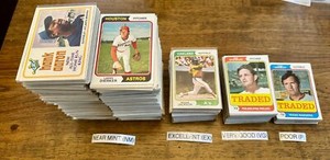 1974 Topps Baseball Cards 161-300 (P-NM) - You Pick - Complete Your Set
