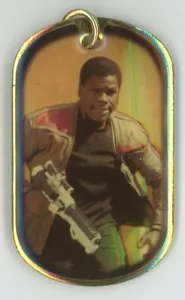 FINN 2015 Topps Star Wars The Force Awakens Dog Tag Gold-Plated Parallel - Picture 1 of 2