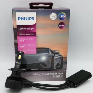 PHILIPS Ultinon Rally 3551 H7 LED Car Headlight Bulb Kit 50W Ultra Bright LED H7 - Picture 1 of 1