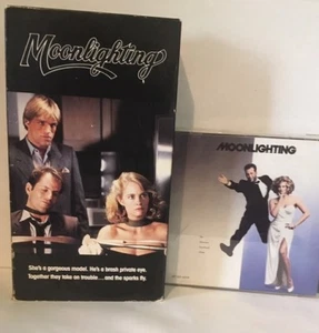 Moonlighting 1985 TV Series (VHS & CD Soundtrack) w/Cybill Shepherd Bruce Willis - Picture 1 of 3