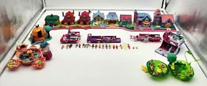 ENORME lotto vintage Polly Pocket giocattoli Bluebird bambole figure  - Foto 1 di 16