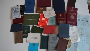Konvolut Sammlung Dokumente Urkunden Ausweis UdSSR Sowjetunion Russland СССР 04 - Picture 1 of 8