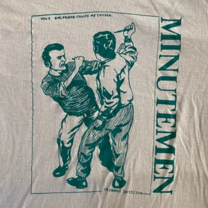 VTG Minutemen band punk rock white T-shirt Short sleeve All sizes XA667 - Picture 1 of 4