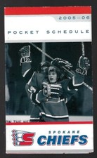 2005-06 Spokane Chiefs WHL Hockey Schedule !!! Bud Light