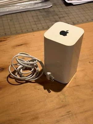 Apple AirPort Extreme 13000Mbps 3 Port Base Station Wireless AC Router -... - Image 1 of 3
