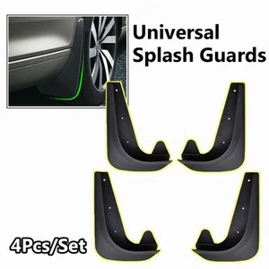 Practical Car Fenders Splash With Screw Black EVA Mud Mudguards Plastic - Picture 1 of 12