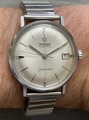 1960 Omega Seamaster Automatic 14730-1 SC 562 24j Crosshair Dial With Date - Image 1 of 4