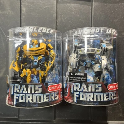 Hasbro 2007 Transformers Movie • BUMBLEBEE & JAZZ • Target Exclusive NISB NEW - Image 1 of 2