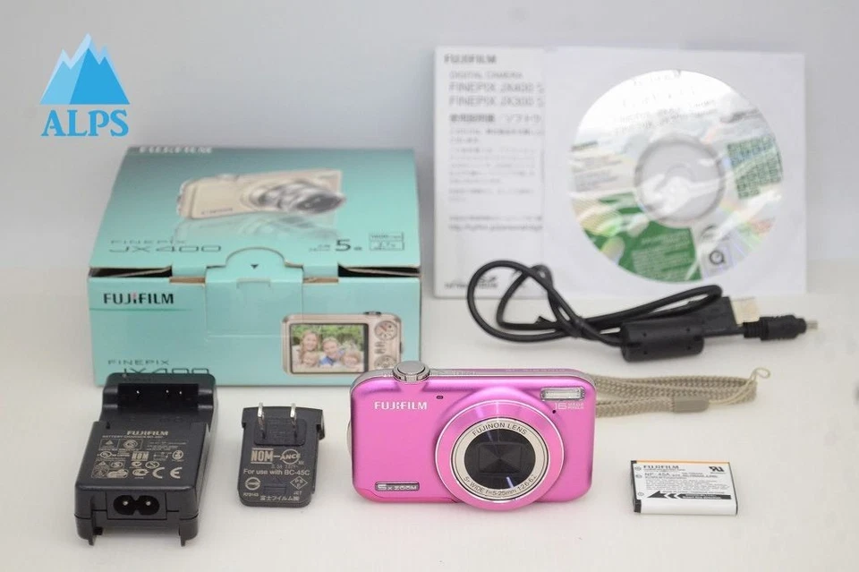 [Mint] FUJIFILM FinePix JX400 16.0MP Digital Camera Pink w/ Box #251104e - Image 1 of 4