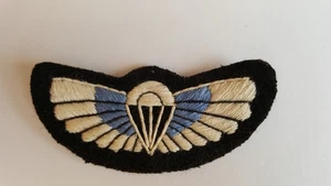 Insignia Blazer Bordada Máquina de Seda, Ejército Servicio Aéreo Especial Alas de Paracaídas - Imagen 1 de 3