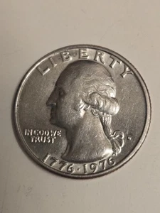 1776-1976 D US Bicentennial Quarter, DDO,Die Crack On Reverse Washington Crying - Picture 1 of 8