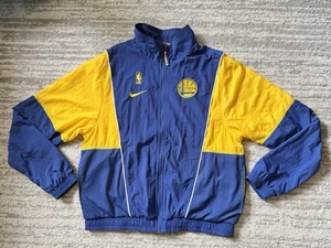 Nike Golden State Warriors Track Jacket 2018 AV6706 495 Size M - Picture 1 of 6