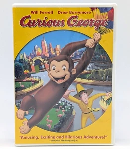 Curious George (NEW Sealed) Will Ferrell Drew Barrymore David Cross (DVD 2006) - Bild 1 von 2