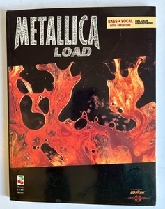 1996 Metallica Load Bass & Vocal Music Book With Tablature No Poster - Bild 1 von 5