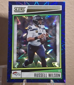 2022 Score #174 Russell Wilson - Blue Explosion /20 NY GIANTS SSP - Picture 1 of 2