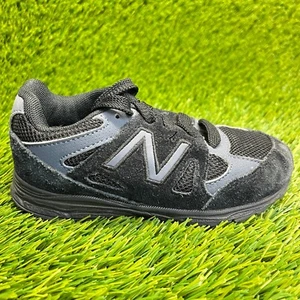 New Balance 888 Boys Size 9.5C Black Gray Athletic Running Shoes Sneakers - Picture 1 of 10
